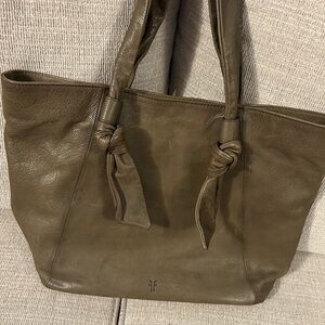 Frye Olive Leather Shoulder Bag